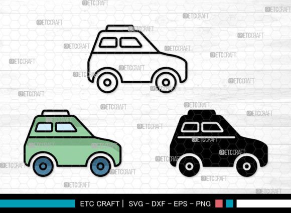 Car Icons Color: The Ultimate Classic Car SVG Design Set