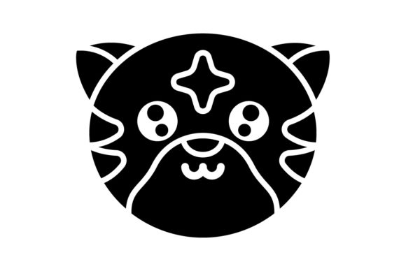Chinese New Year Tiger Solid Color: A Versatile Vector for Modern Design