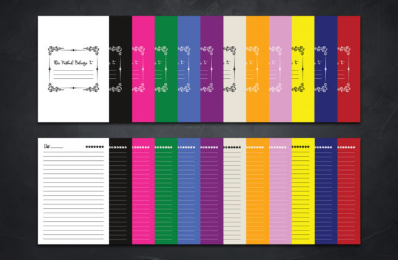 Color Paper Lined Journal: A Designer's Go-To for Vibrant Projects