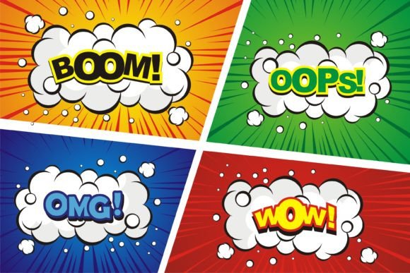 Comic Page Mockup with Color Background: Your Ultimate Design Asset