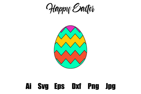 Easter Egg Full Color and Outline Vector: A Fresh Take on Holiday Design