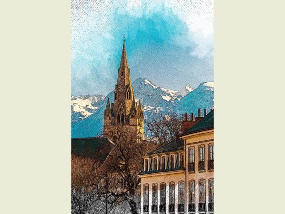 Grenoble France Color Pencil: A Design Asset for Modern Creators