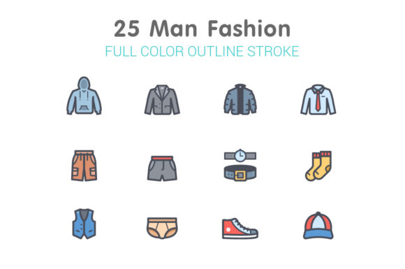 Man Fashion Line with Color: A Visual Asset for Modern Branding