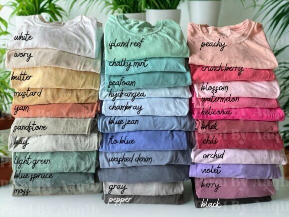 Mastering the Comfort Colors 1717 T Shirt Color Chart