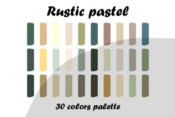 Mastering Warmth: The Rustic Pastel Procreate Color Palette