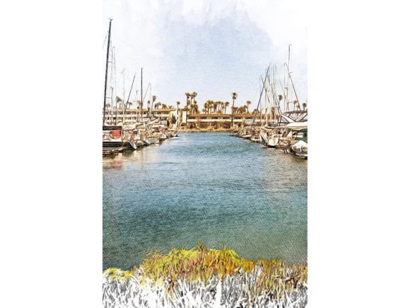 Oxnard US Color Drawing: A Vibrant Tribute to Coastal Living