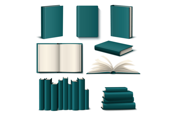 Realistic Color Books Mockup: The Ultimate 3D Design Asset