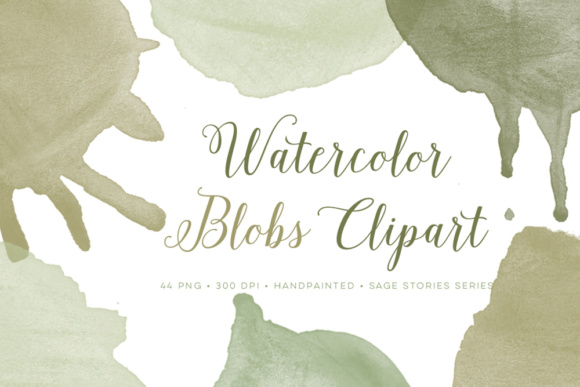 Sage Green Watercolour Clip Art: A Designer's Natural Palette
