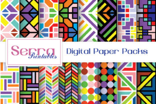 Seamless Geometric Rainbow Color Pattern: Beyond the Font